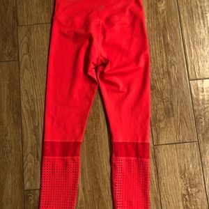 Zyia Hot Pink Sunset Mesh Leggings Sz 4